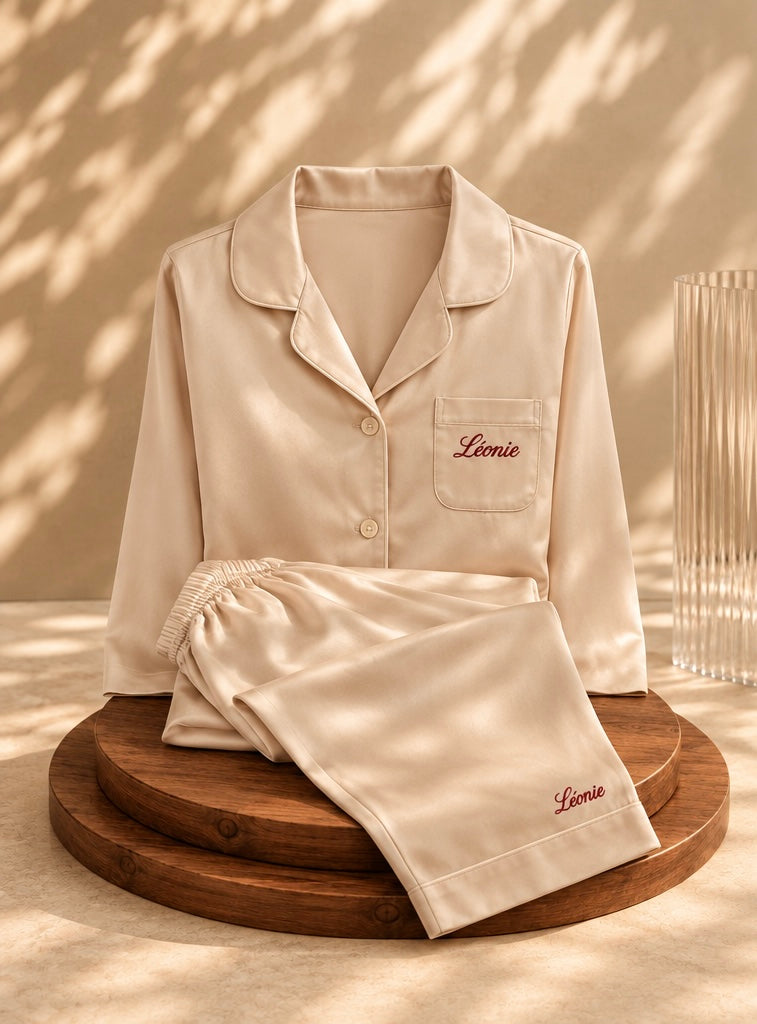 Pyjama Satin Personnalisé