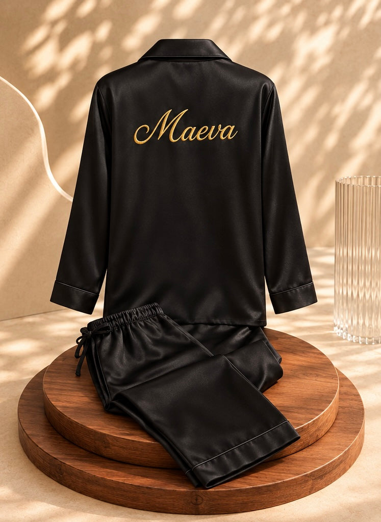 Pyjama Satin Personnalisé