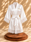 Peignoir Satin Personnalisé Femme