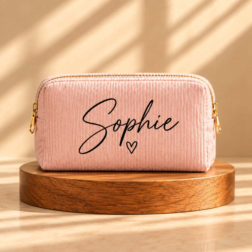 Trousse Personnalisée – Prénom, Initiale & Motif