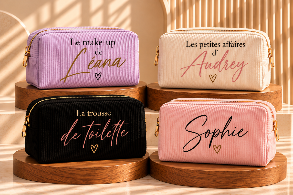 Trousse personnalisée avec prénom- EB CRÉATIONS 
