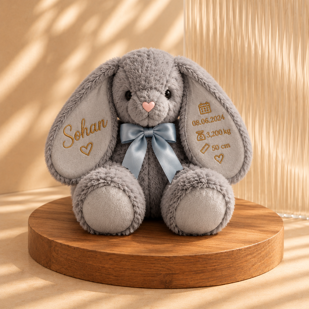 Lapin gris foncé